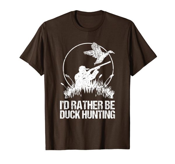 

Id Rather Be Duck Hunting T-Shirt Funny Goose Hunter Gift, Mainly pictures