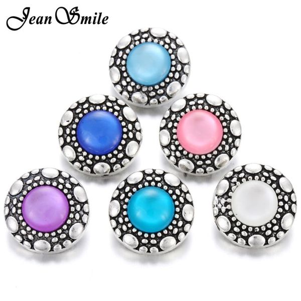 

charm bracelets 10pcs/lot wholesale est 18mm metal snap buttons round vintage rhinestone jewelry fit bracelet&bangles button, Golden;silver