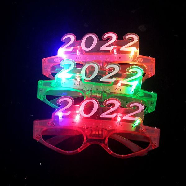 

2022 luminous glasses four lights new year led flash party supplies