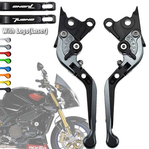 

motorcycle folding extendable cnc moto adjustable clutch brake levers for aprilia tuono / r 2003 2004 2005 2006 2007 2008 2009 brakes