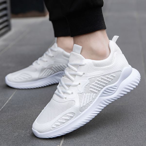 

style high quality men's casual sport running shoes fashion designer brand sneakers 39-44 for male with box wholesale good service fast well, Light yellow