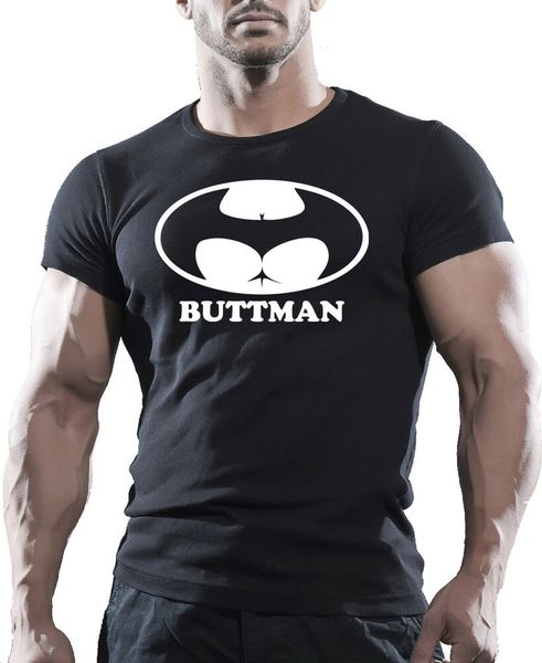 

buttman t-shirt - men's t shirt funny banter movies bum butt cool party gift top, White;black