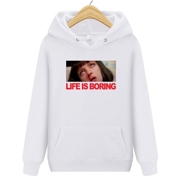 

men's hoodies & sweatshirts brand clothing life is boring fashion hoody sell women outwear pullover fleece tracksuit 13 colour 45hg, Black