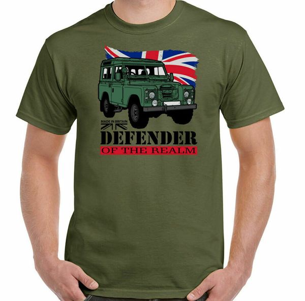 

4x4 T-Shirt 90 110 127 of the Realm Men campaign off road roading, White;black