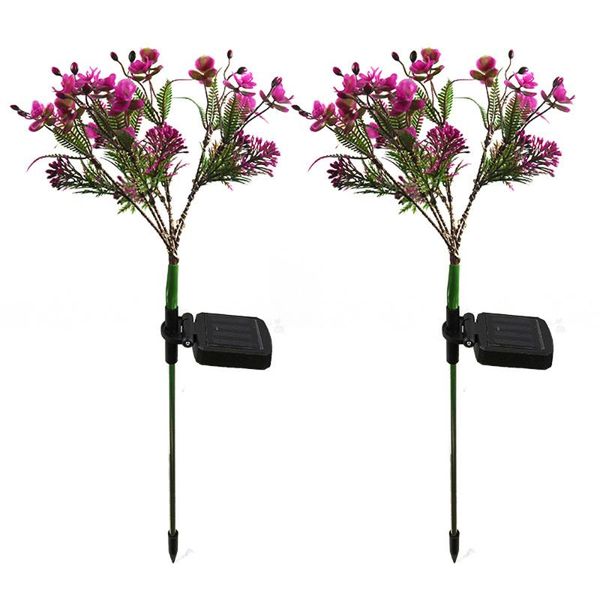 

lawn lamps 2 pcs solar phalaenopsis garden lights outdoor waterproof flower for home dancing party christmas decoration