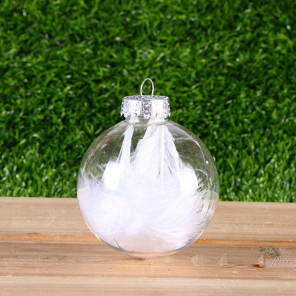 

factory outlet christmas decoration 6cm 8cm tress decorations ball transparent open plastic clear bauble ornam bou3
