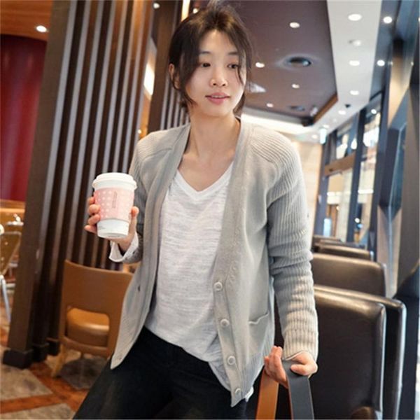 

women's sweaters 100%cashmere vneck knit women fashion solid loose cardigan sweater single breasted s-xl retail wholesale, White;black