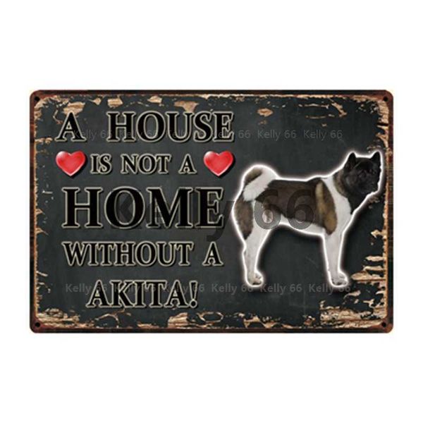 

dog maltese labrador dalmation great dane pomeranian metal sign home decor bar wall art painting 20*30 cm size dy126