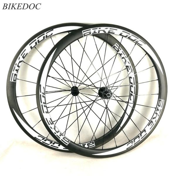 

bike wheels bikedoc carbon 700 c road bicycle 38 mm wheel set clincher