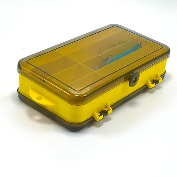 

double-sided fishing gear accessories storage box portable outdoor equipment road tackle