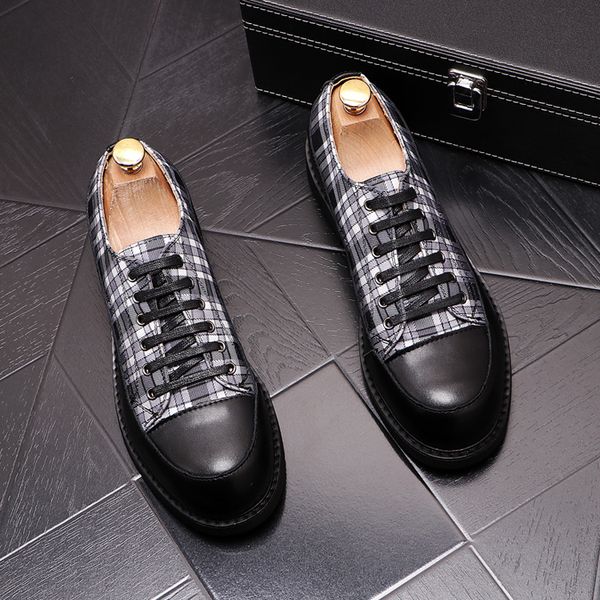 

luxury design spring men's sports shoes fashion casual lace-up canvas flower tenis flat single breathable business travel loafers b110, Black