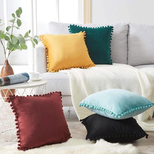

cushion/decorative pillow oblongcushion cover home decor covers living room bedroom sofa decorative pillowcase 30x50cm shaggy fluffy