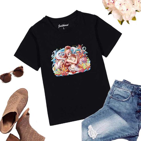 

women's t-shirt summer sweet punk ladies clothing oddly printing design, White