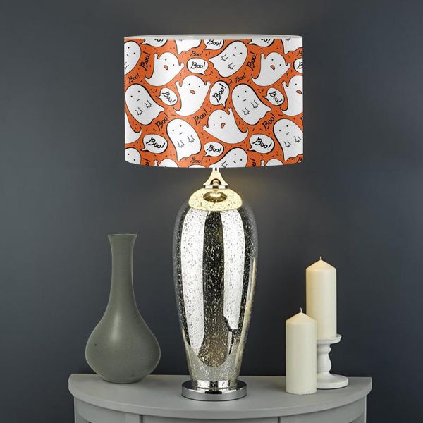 

lamp covers & shades halloween decoration cute cartoon ghost pumpkin pattern table lampshade bedroom screen dust proof shade light cover
