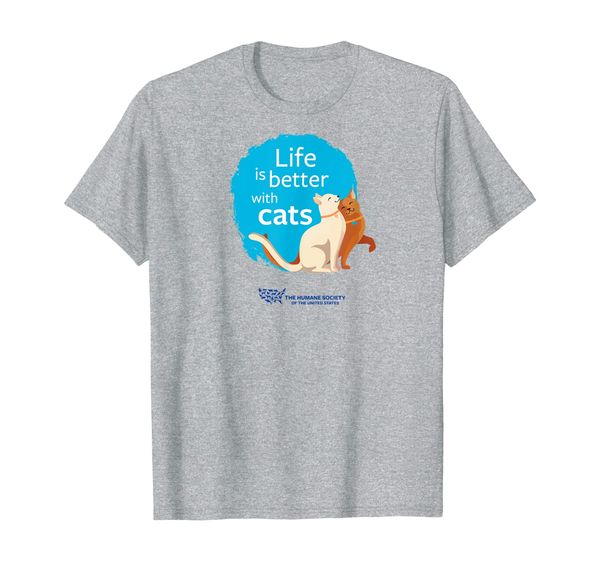 

Life is Better with Cats T-Shirt, Mainly pictures