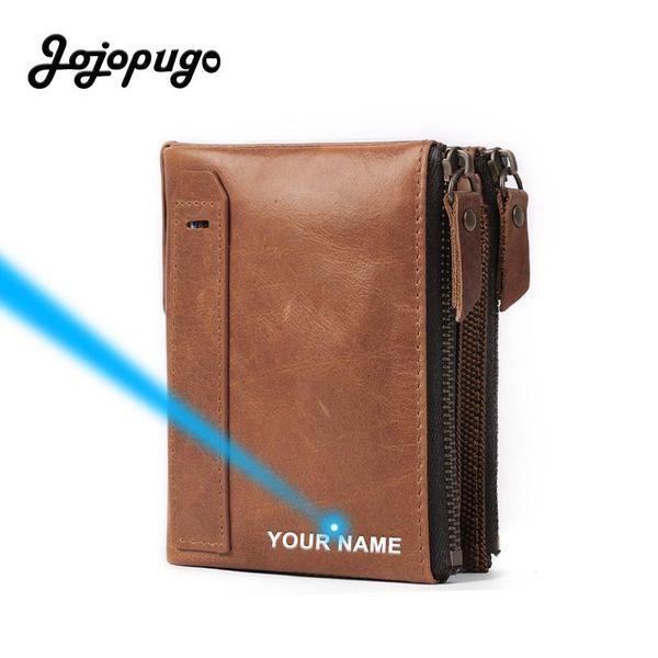 

est men wallets cow leather wallet genuine luxury men's purse for po card holder engraving christmas gifts, Red;black