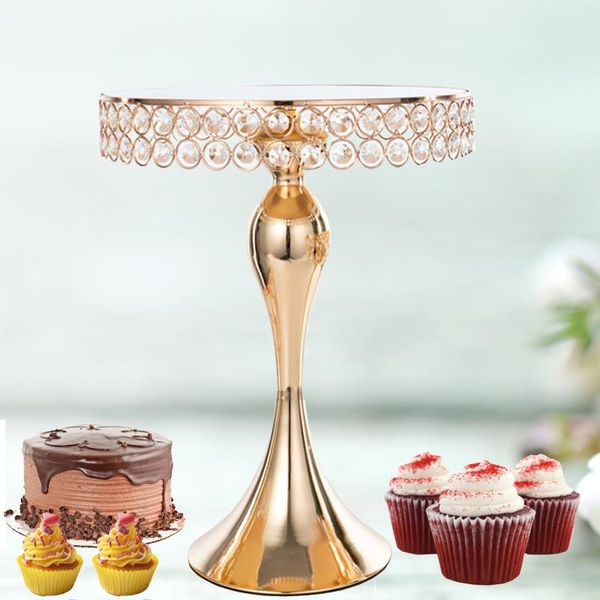 

other bakeware gold cake stands,10inch cupcake stand with crystal decoration pedestal for wedding & birthday party