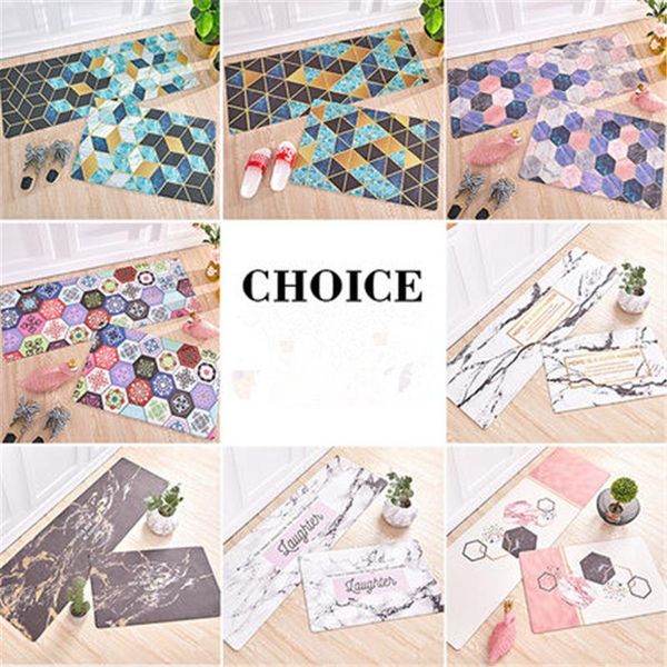 

carpets nordic kitchen floor mat is oil-proof waterproof pvc non-slip door