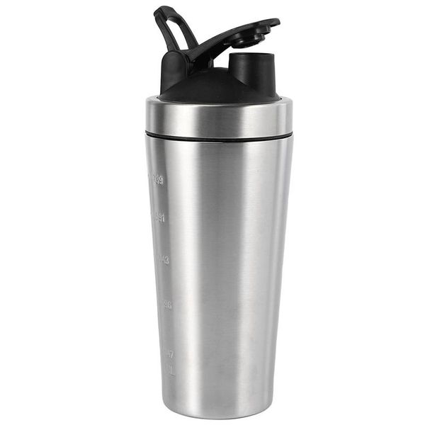 

water bottles stainless steel protein vibrating bottle gym shaker sports milkshake blender whey fitness without bpa