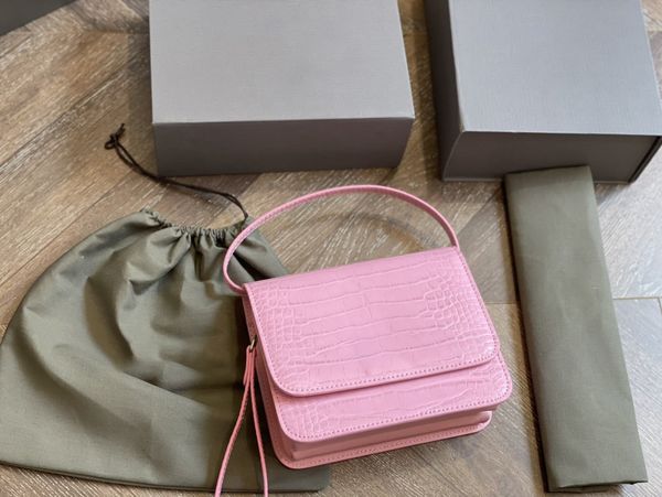 

outlet factory fashion crocodilessss pattern square tofu bag luxuryss designerss yw