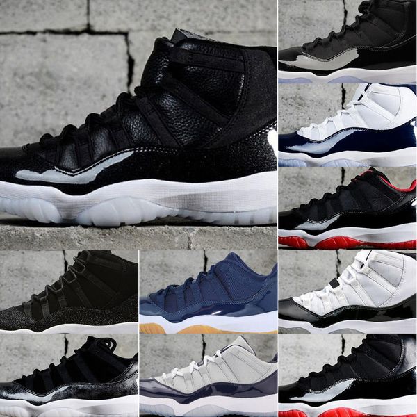 

cap and gown 11 xi 11s prm heiress black gym red chicago midnight navy space jams mens basketball shoes sports sneakers us5.5-13zkl1