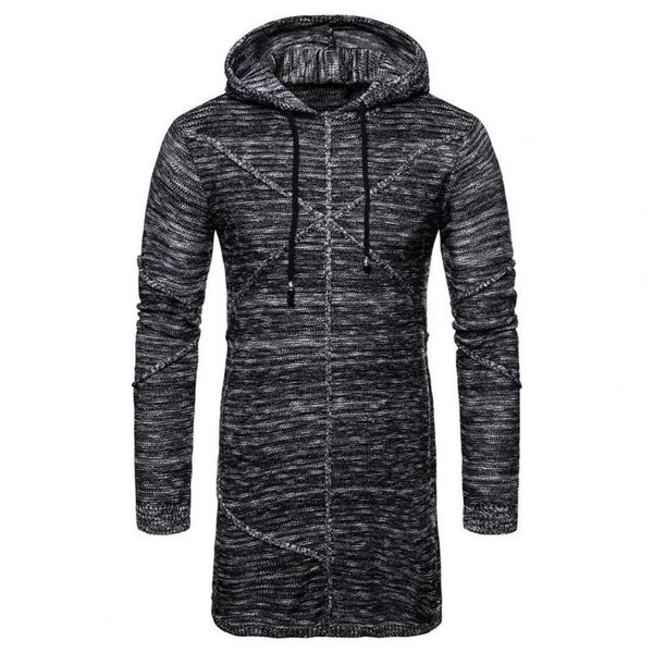 

men's sweaters vintage men sweater stylish winter great stitching stretch male spring long sleeve drawstring autumn, White;black