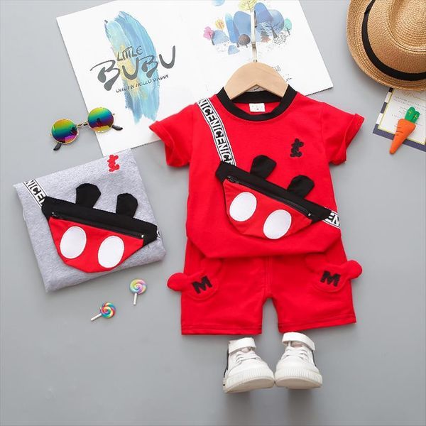 

baby shirt costume set boys girls cute summer casual wear sea world blue denim kids clothes 1 4 years, White