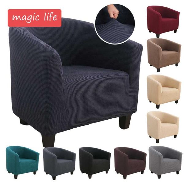 

elastic coffee tub armchair sofa cover protector washable furniture slipcover el home spandax single seat chair covers