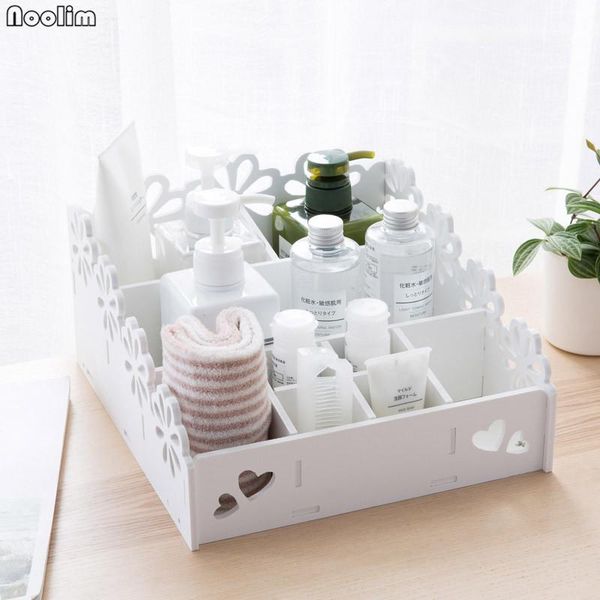 

storage boxes & bins noolim makeup box cosmetic case wooden deskorganizer diy lipstick cases sundries