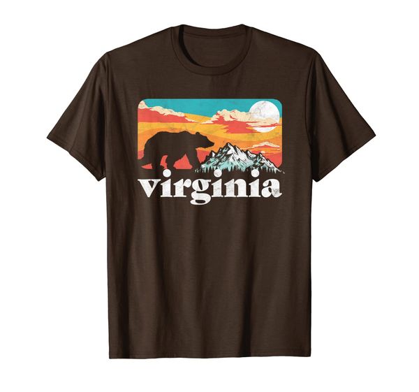 

Virginia Retro Bear Mountain Vintage 80s Graphic T-Shirt, Mainly pictures