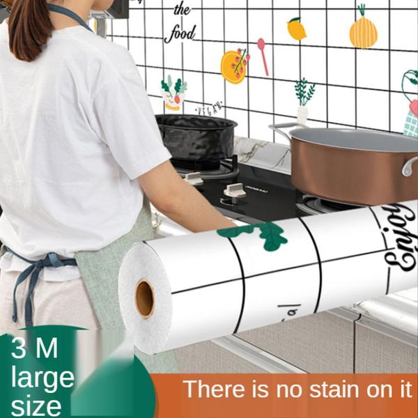 

disposable dinnerware waterproof self-adhesive wall stickers for high temperature cabinets and hearths