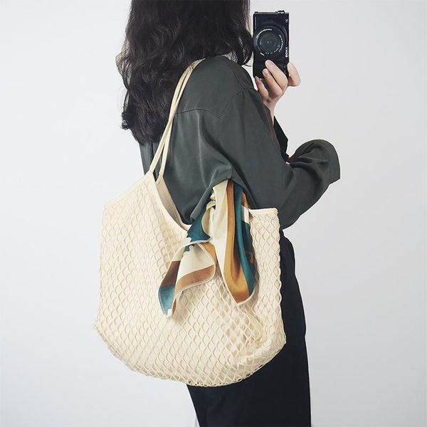 

evening bags fashion canvas tote bag 2021 summer women's designer handbag beach travel shoulder hand big