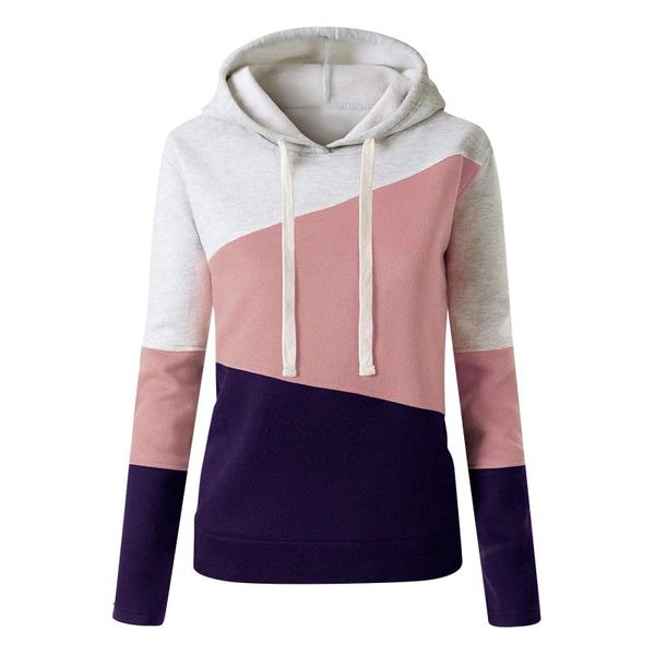 

women's hoodies & sweatshirts autumn winter long sleeve printed doublju basic women lightweight pullover sweatshirt, Black