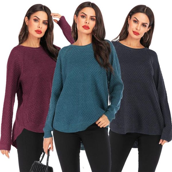 

women's sweaters 2021 autumn & winter women knitting sweater pullover thick female clothes office lady streetwear long jumpers korean s, White;black