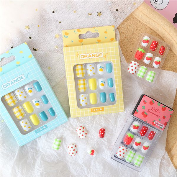

piece wearable manicure tool student convenient removable nail color makeup small fresh paste