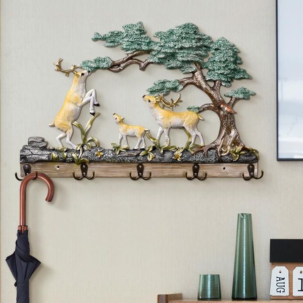 

antler decoration wall hook key holder hangers over the door hooks for hanging keys home creative art & rails