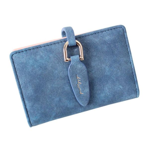 

card holders 2021 20 slots matte pu leather women fashion candy color wallet brand business holder, Brown;gray