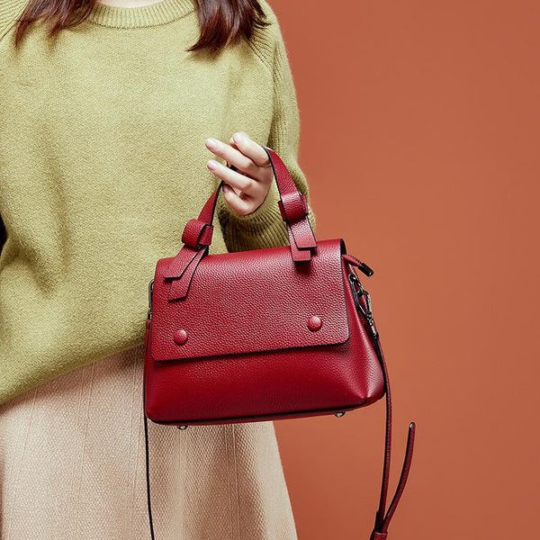 

evening bags bag for women 2021 fashion all match larger capacity handbags ladies genuine leather wallet on chain