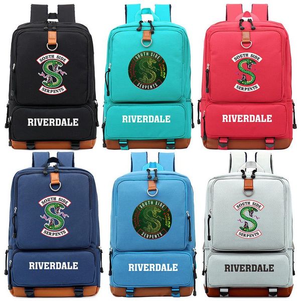 

south serpents riverdale snake boy girl children school bag women bagpack teenagers schoolbags canvas men student backpack 2021