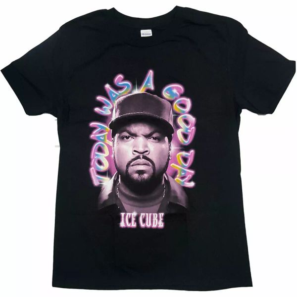

ice cube air brush licensed men t-shirt, White;black