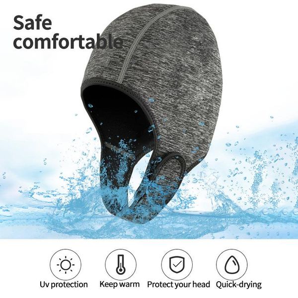 

swimming caps hat headband surfing diving hood cap professional women men 3d elastic outdoor seaside sunscreen