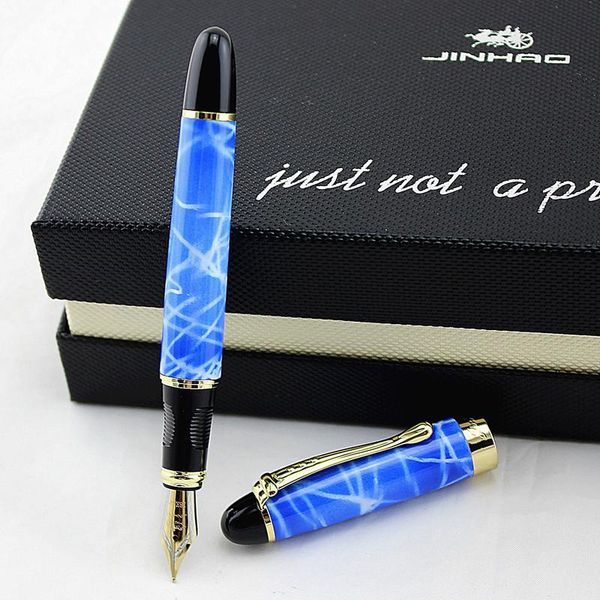 

iraurita fountain pen full metal golden clip luxury office school stationery material supplies 03813 pens
