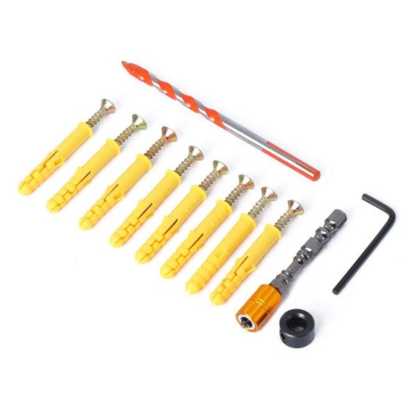

professional hand tool sets 7xea a set of 12pcs combination packages super practical wall opening for domestic and imported drills