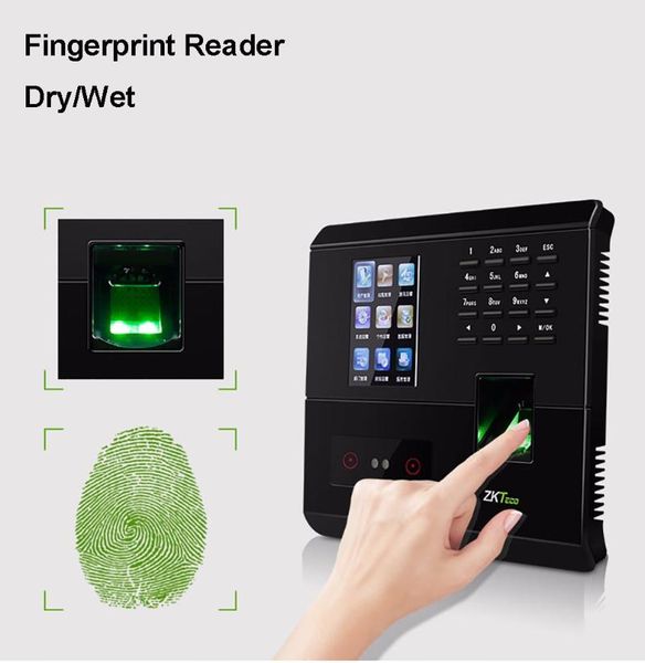 

multi-biometric identification time attendance and access control tcp/ip fingerprint