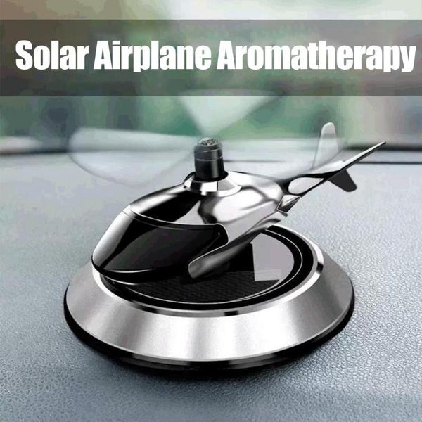 

car air freshener perfume solar airplane rotating helicopter decoration interior accessories
