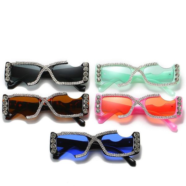 

sunglasses fashion punk personality eyeglasses designer shades women rectangle sun glasses lady eyewear uv400, White;black