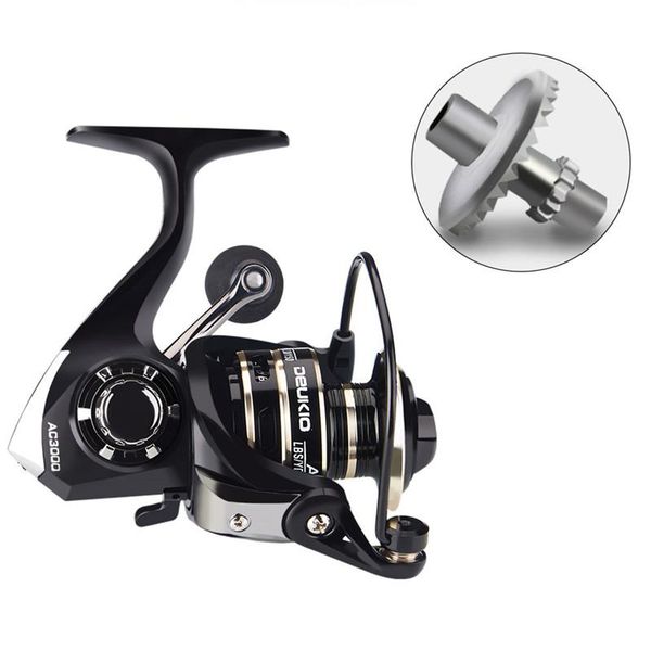 

fishing reel spinning 8kg max drag metal stainless steel handle saltwater for outdoor tools baitcasting reels