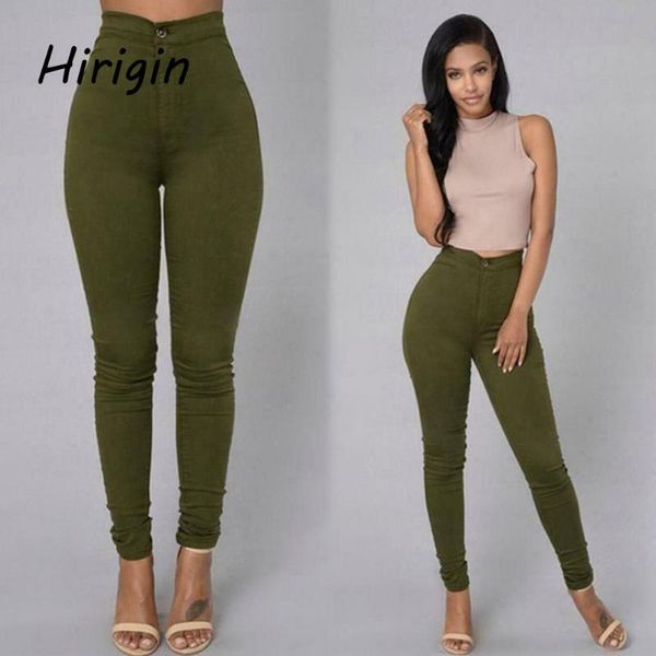 

sell female pencil pants solid bodycond elastic high waist leggings plus size office women trousers women's & capris, Black;white