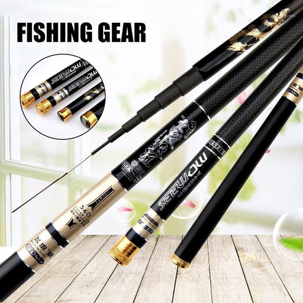 

boat fishing rods ultra-light seeker rod carbon fiber rockies pole hand sea dual uses 3.6/4.5/5.4/6.3/7.2m