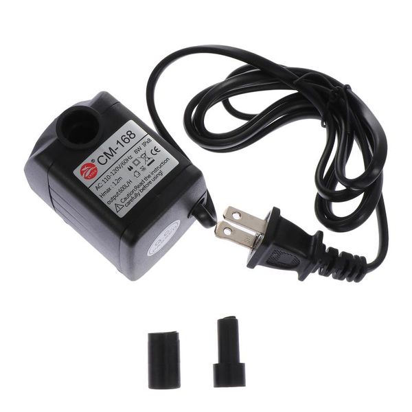 

air pumps & accessories 1 pc durable small rockery fountain pump fish tank aquarium for (black)